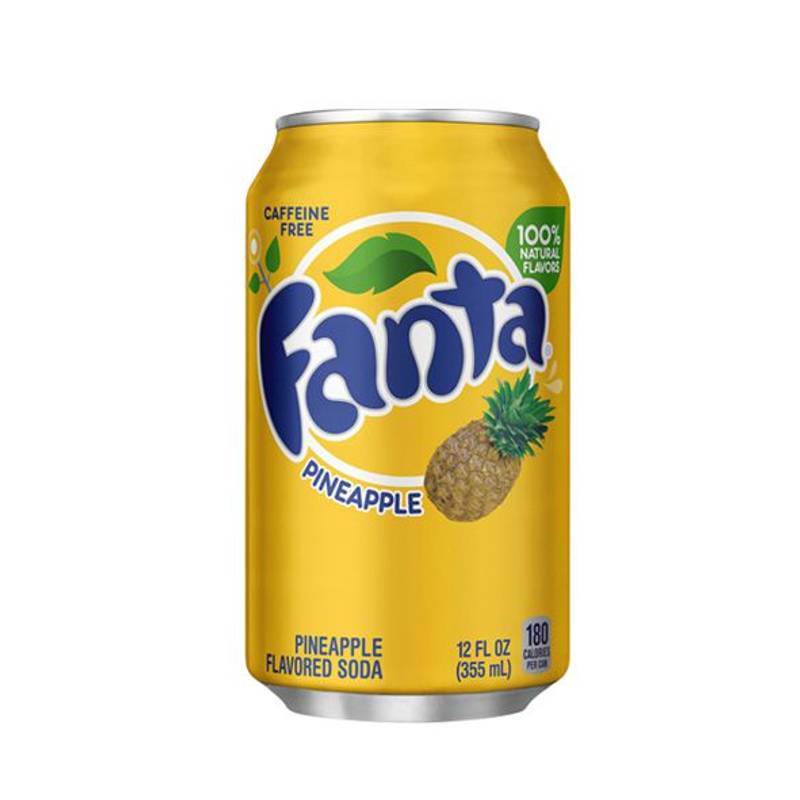 American Fanta Pineapple 12X355ML